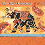 Serviette Indian elephant